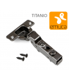 BISAGRA CAZOLETA X91 35 CODO TITANIO T 48 100