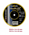 DISCO DE CORTE INOX PERFLEX A46S - BF41