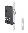 Cerradura de embutir para puertas correderas con bocallave para bombillo europeo (50mm)