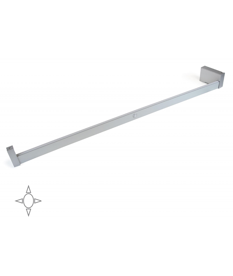 barra para armario con luz led de aluminio emuca