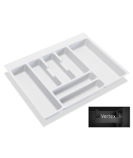 Cubertero Optima para cajón de cocina Vertex/Concept Plástico blanco