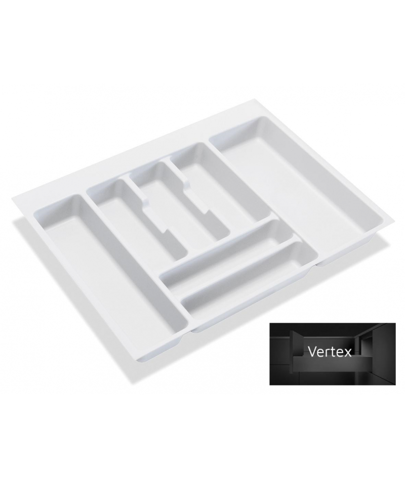 Cubertero para cajón Vertex MB de 80 cm blanco