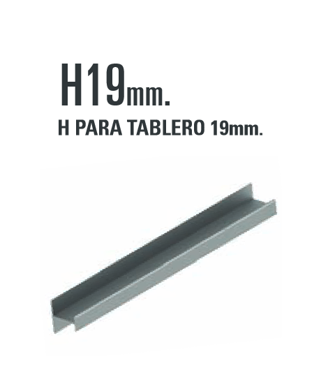 PERFIL H 19 (BARRAS DE 3M.) €/MT.
