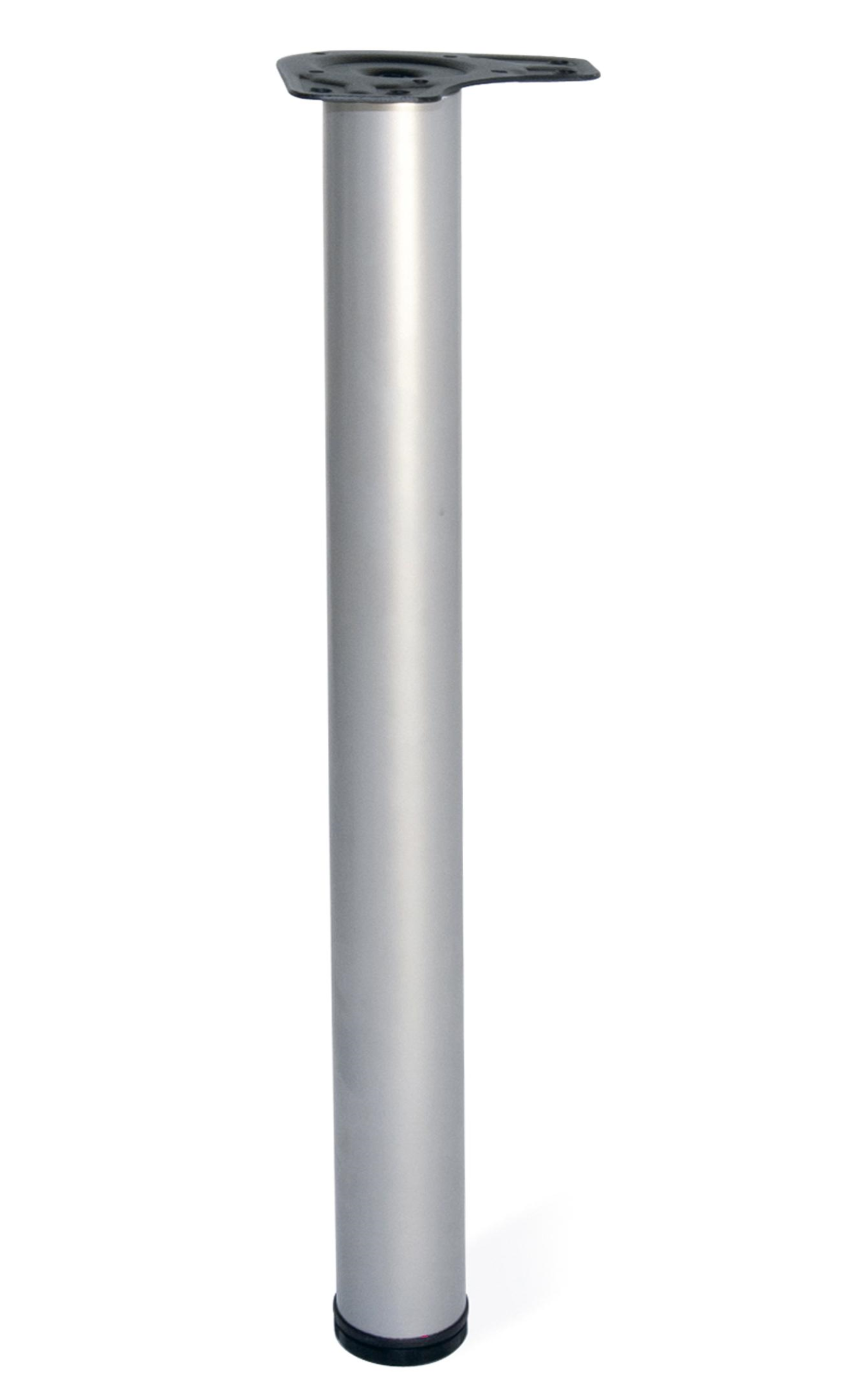 Emuca Patas para mesa, D. 60 mm, regulable 830 - 850 mm, Acero, Gris  metalizado, 4 ud. - Ferretería Campollano