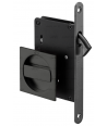 Cerradura de embutir para puertas correderas - ANTRACITE NEGRO