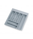 Cubertero Optima para cajón Universal, Plástico gris