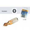 PUNTAS DE ATORNILLAR PZ2+ TIN 5UD