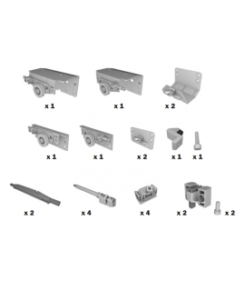 KIT 2 DOORS M/DAMPFER 70KG H17 SP35 PLUS