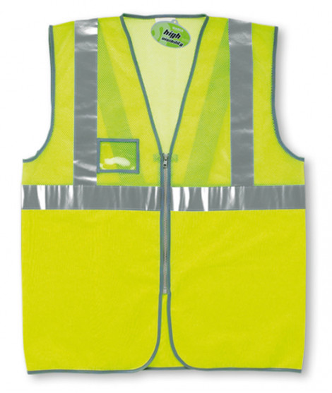 CHALECO DE MALLA ALTA VISIBILIDAD AMARILLO
