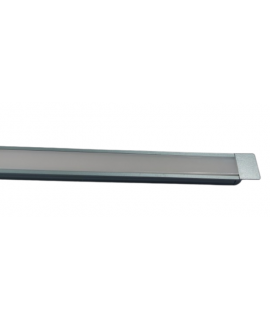 PERFIL LED DUAL Y CUBIERTA EMPOTRAR 2,5M