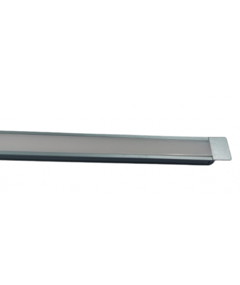 PERFIL LED DUAL Y CUBIERTA EMPOTRAR 2,5M