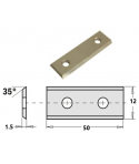 CUCHILLA HM (2/35°) 50x12x1.5mm HW-K1920