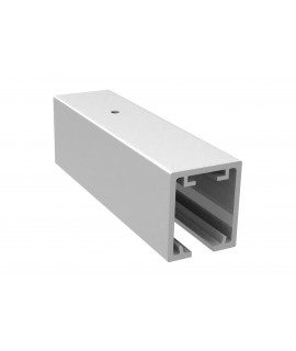 Perfil superior STAR XL. Alum. Anod. Plata mate
