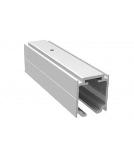 Perfil superior EXCELLENCE XL (techo). Alum. Anod. Plata mate. 3m EMB.2
