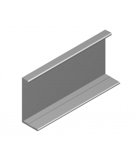 TIRADOR L 37x16 (5m) PLATA MATE 2,5 €/m.