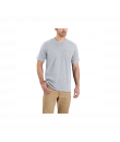 CARHARTT CAMISETA K87 DE MANGA CORTA AJUSTE RELAJADO Y BOLSILLO GRIS