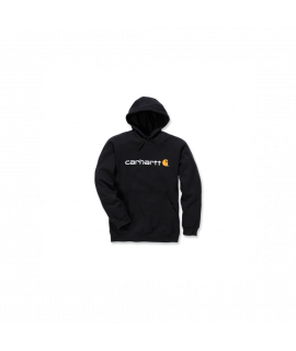 CARHARTT SUDADERA NEGRA LOGO MARQUETTE