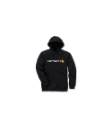 CARHARTT SUDADERA NEGRA LOGO MARQUETTE