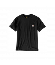 CARHARTT CAMISETA K87 DE MANGA CORTA AJUSTE RELAJADO Y BOLSILLO NEGRA