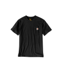 CARHARTT CAMISETA K87 DE MANGA CORTA AJUSTE RELAJADO Y BOLSILLO NEGRA