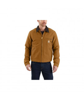 CARHARTT CHAQUETA DETROIT CON FORRO DE MANTA DE PATO DE AJUSTE RELAJADO MARRON