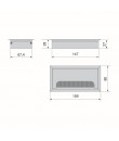 PASACABLES QUADRUM 160X80