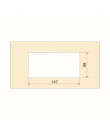 PASACABLES QUADRUM 160X80