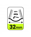 FLÉXOMETRO METRICA WING SHAPE 5 MTRS.