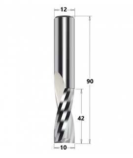 FRESA HELICOIDAL Z2 POS.    D10X42X90 S12 HM DX